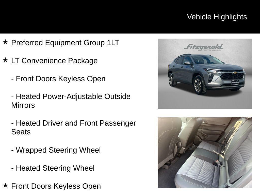 used 2025 Chevrolet Trax car, priced at $23,784