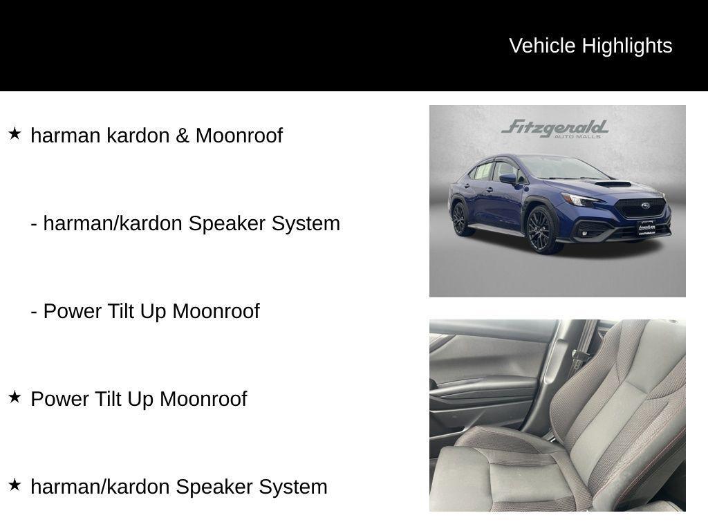 used 2024 Subaru WRX car, priced at $28,985