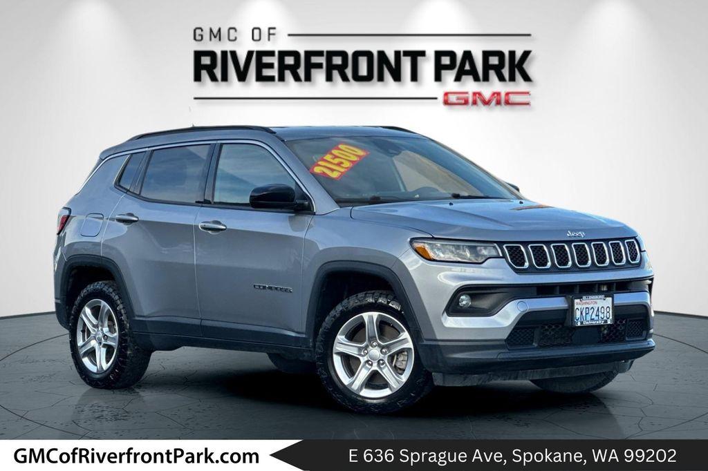 used 2024 Jeep Compass car, priced at $18,500