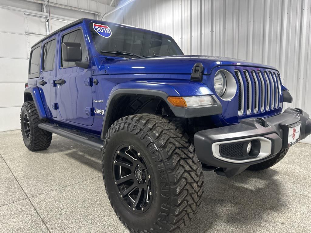 used 2018 Jeep Wrangler Unlimited car, priced at $24,990