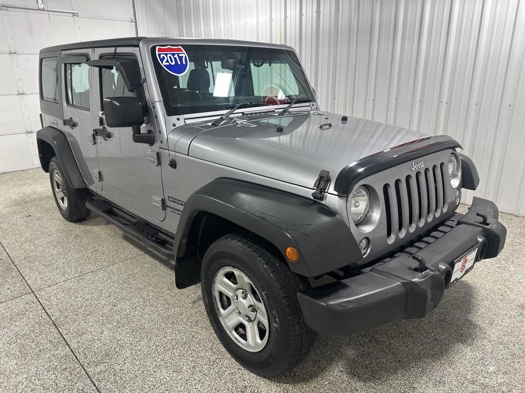 used 2017 Jeep Wrangler Unlimited car, priced at $14,690