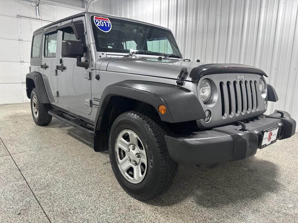 used 2017 Jeep Wrangler Unlimited car, priced at $14,690