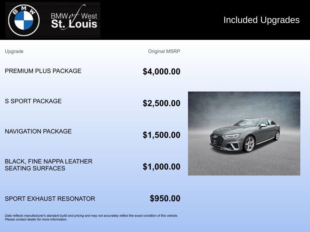 used 2023 Audi S4 car, priced at $41,885