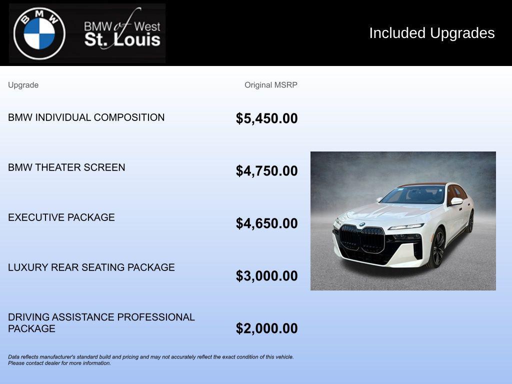 used 2025 BMW 760 car, priced at $101,919