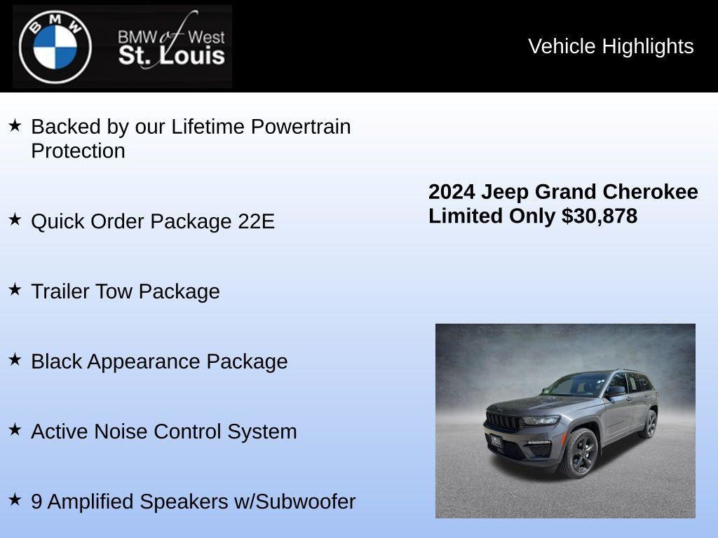 used 2024 Jeep Grand Cherokee car, priced at $31,471