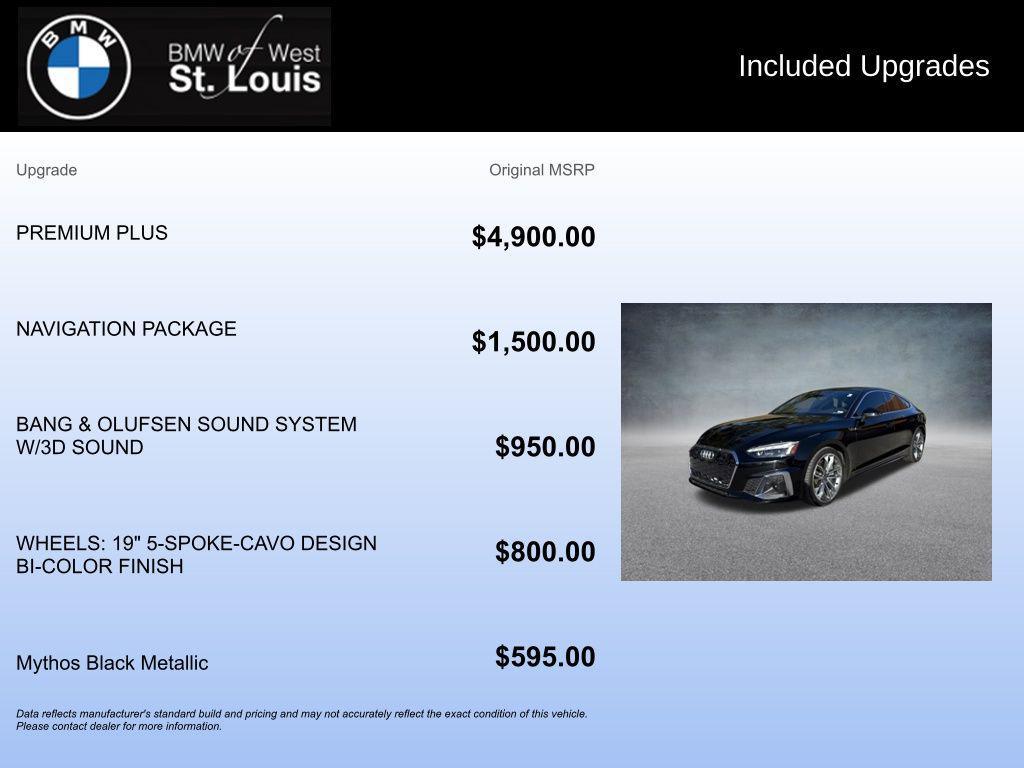 used 2022 Audi A5 Sportback car, priced at $31,806