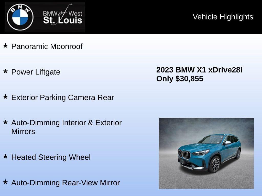 used 2023 BMW X1 car, priced at $30,549