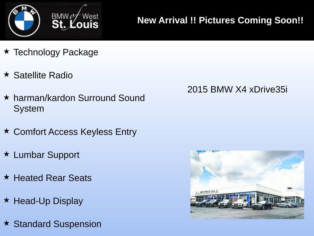 used 2015 BMW X4 car, priced at $13,885