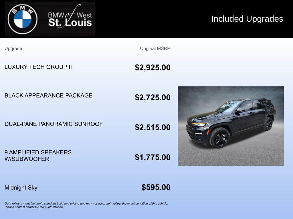 used 2024 Jeep Grand Cherokee car, priced at $34,855