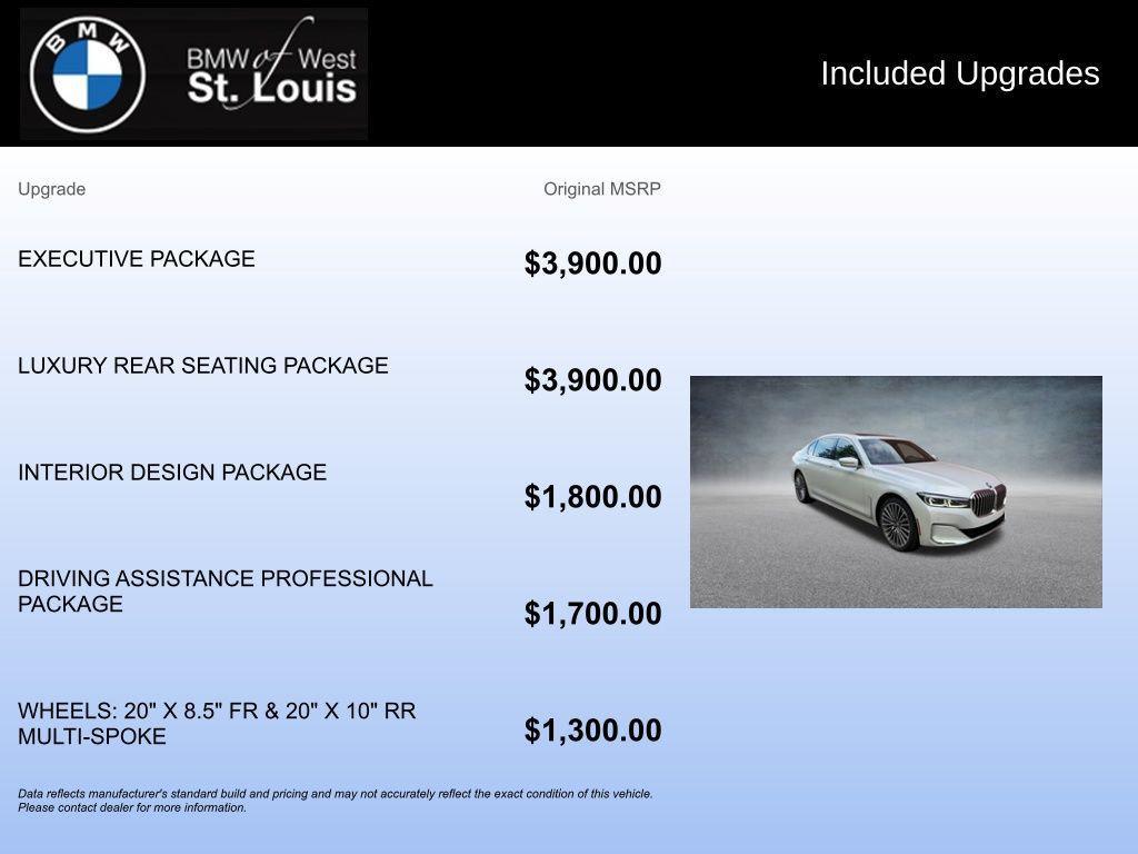 used 2022 BMW 750 car, priced at $45,225