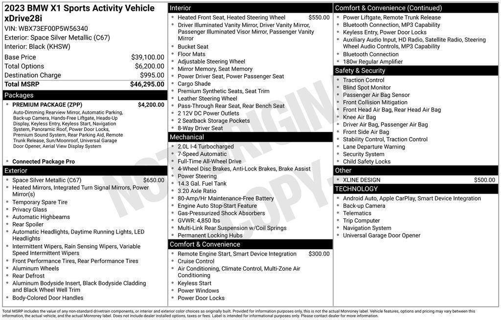 used 2023 BMW X1 car, priced at $29,899