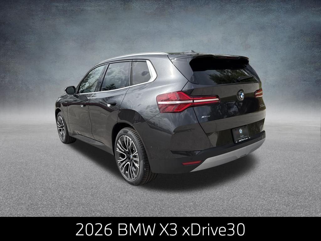 new 2026 BMW X3 car, priced at $58,590
