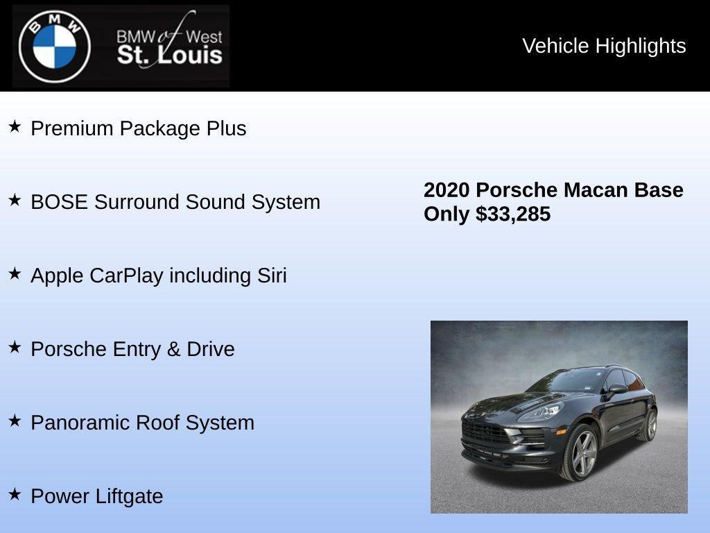 used 2020 Porsche Macan car, priced at $32,454