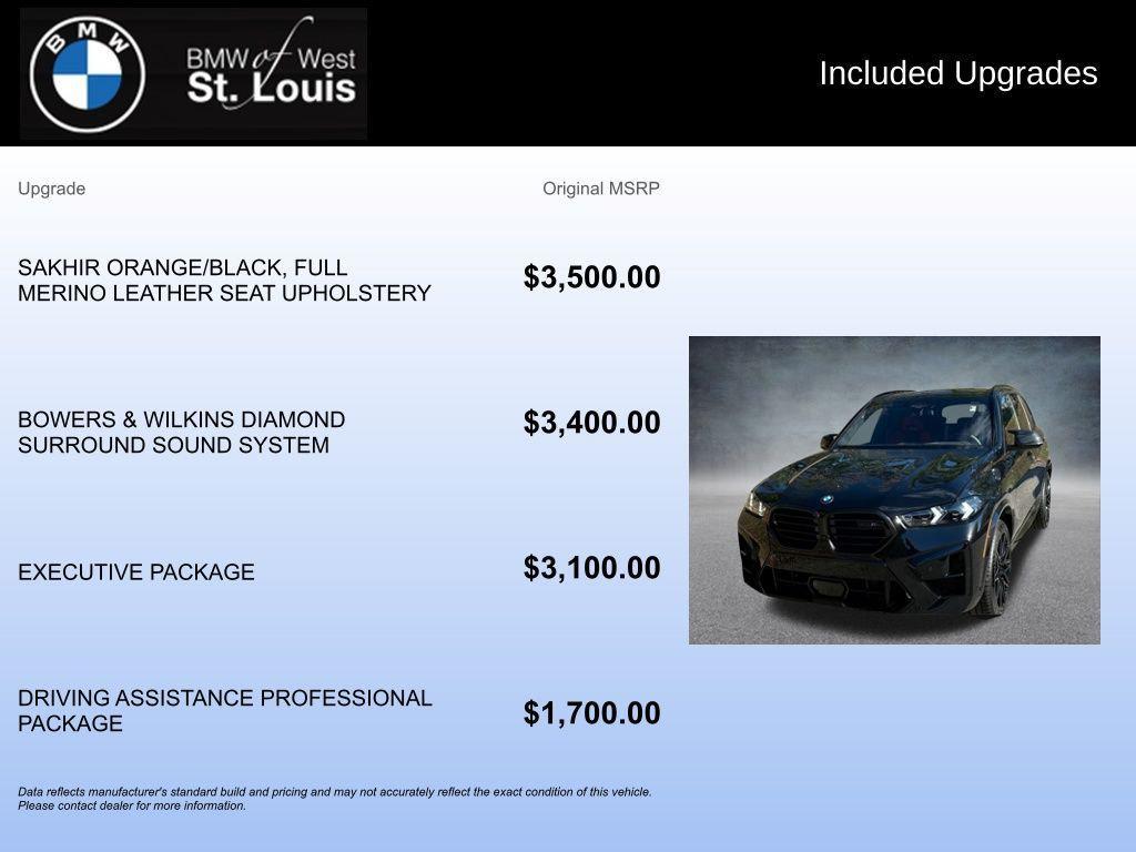 new 2026 BMW X5 M car, priced at $145,800