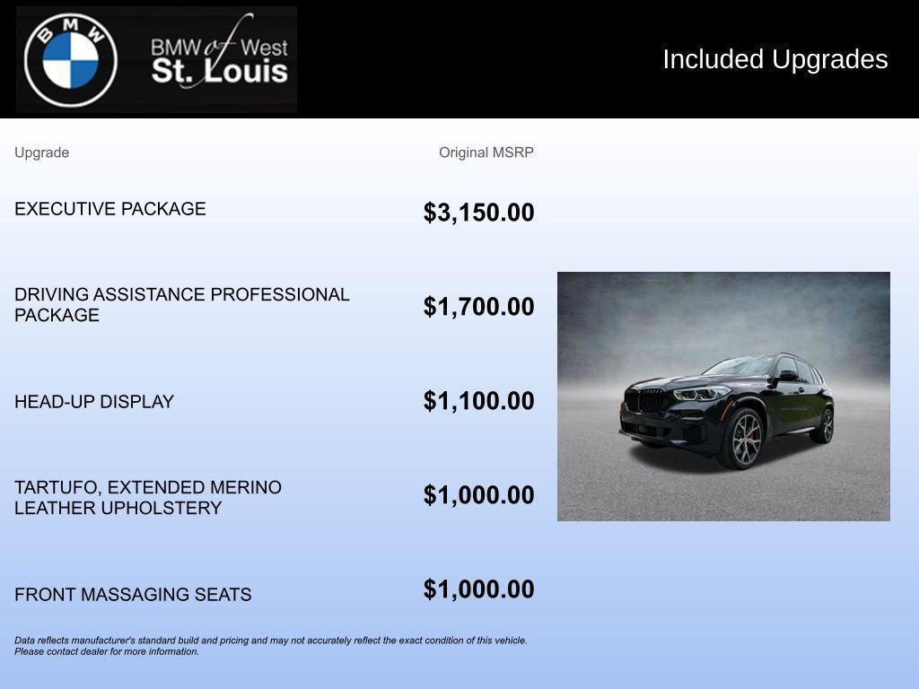 used 2023 BMW X5 car, priced at $62,895