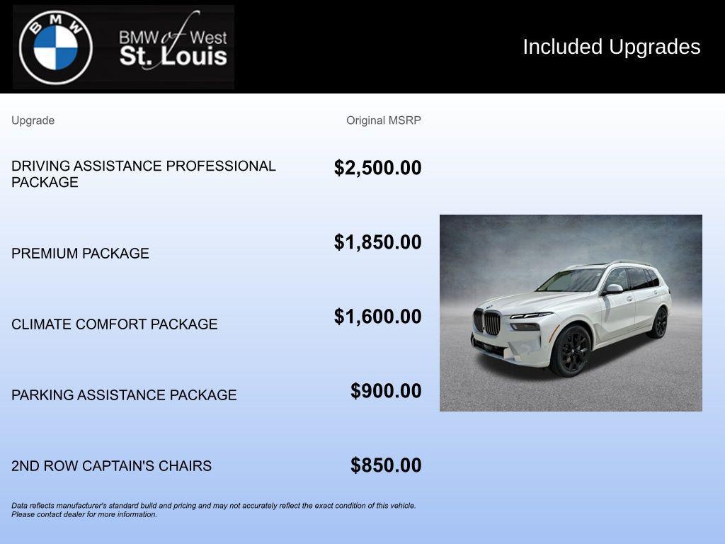 used 2025 BMW X7 car, priced at $76,776