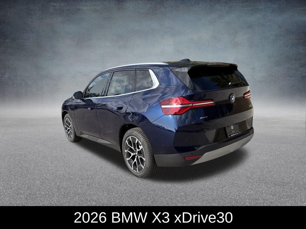new 2026 BMW X3 car, priced at $55,425