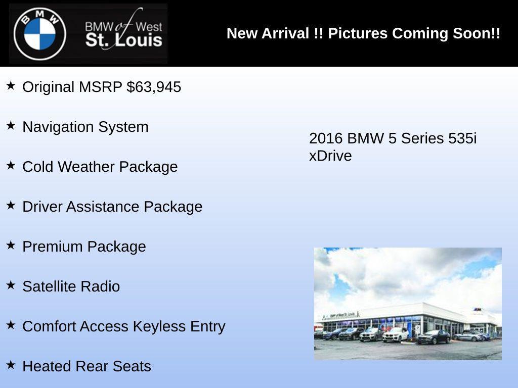 used 2016 BMW 535 car, priced at $14,878