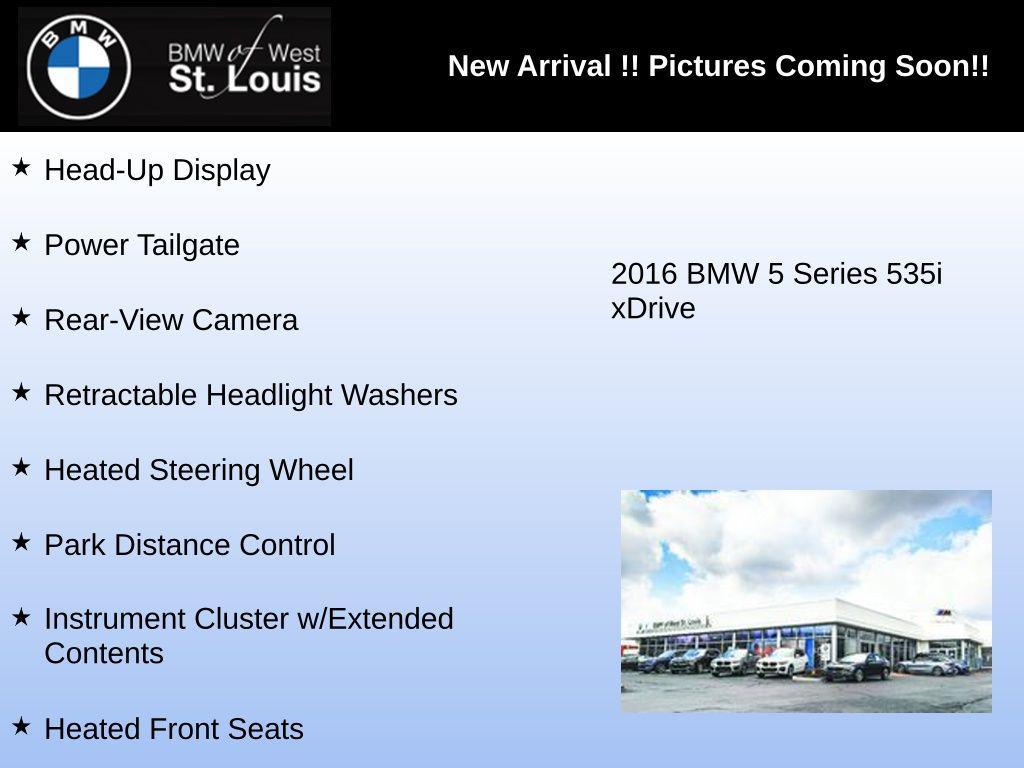used 2016 BMW 535 car, priced at $14,878