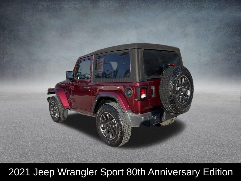 used 2021 Jeep Wrangler car, priced at $26,445