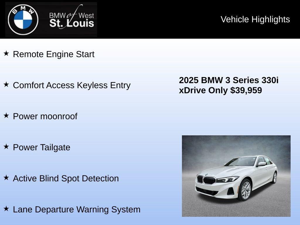 used 2025 BMW 330 car, priced at $42,380