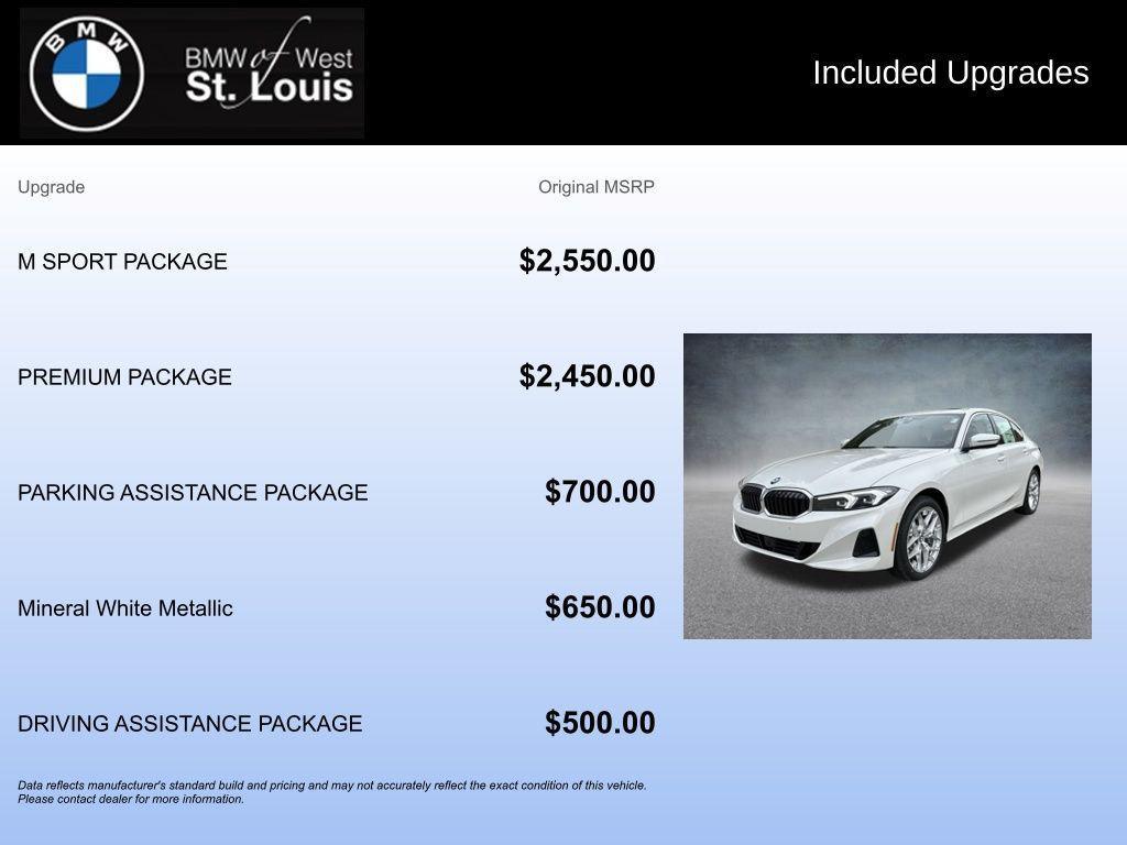 used 2025 BMW 330 car, priced at $42,380