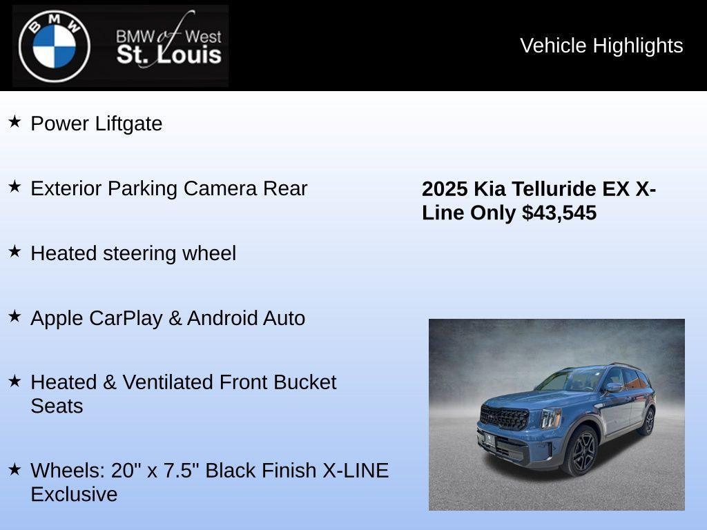 used 2025 Kia Telluride car, priced at $43,545