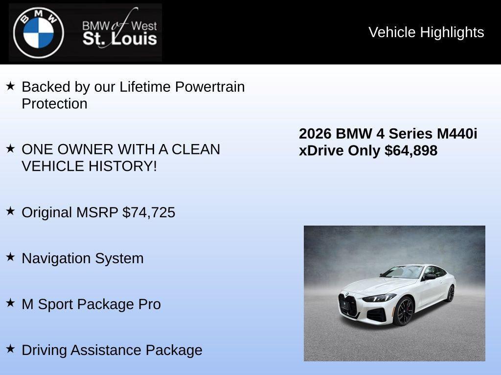 used 2026 BMW M440 car, priced at $64,898