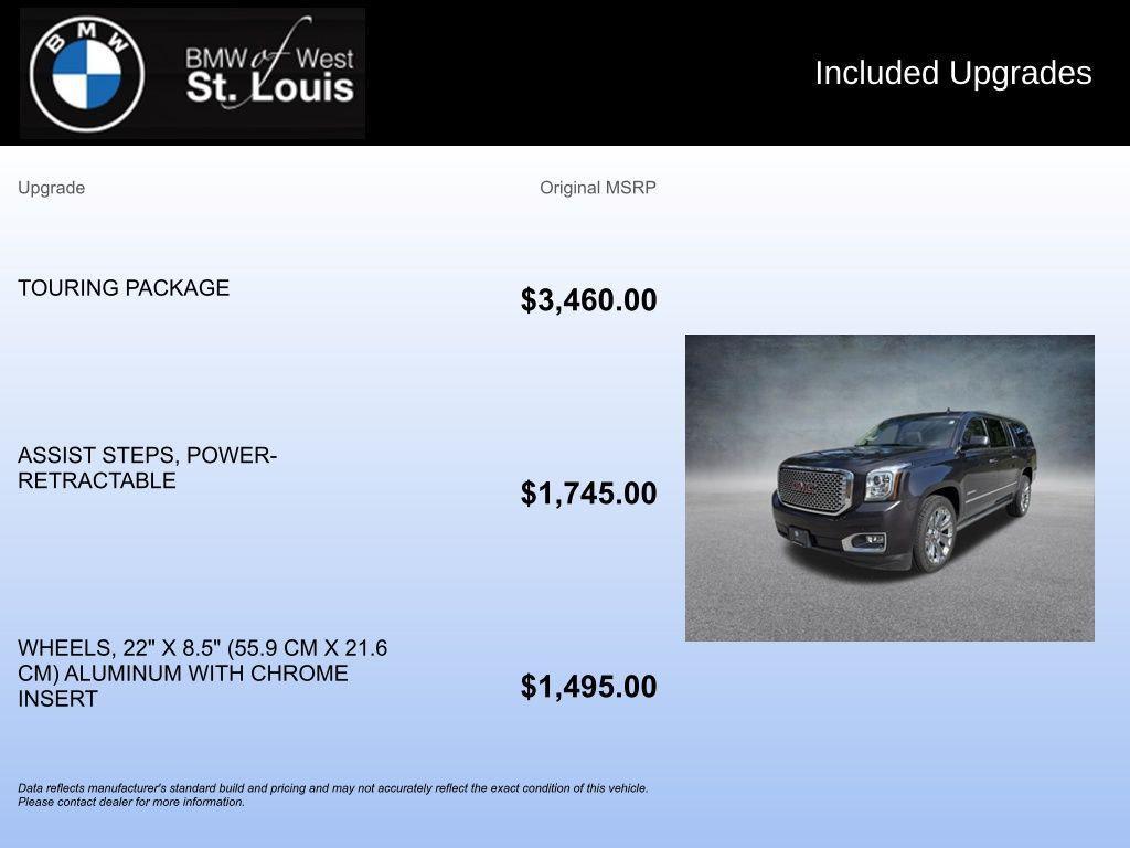 used 2015 GMC Yukon XL car, priced at $34,776