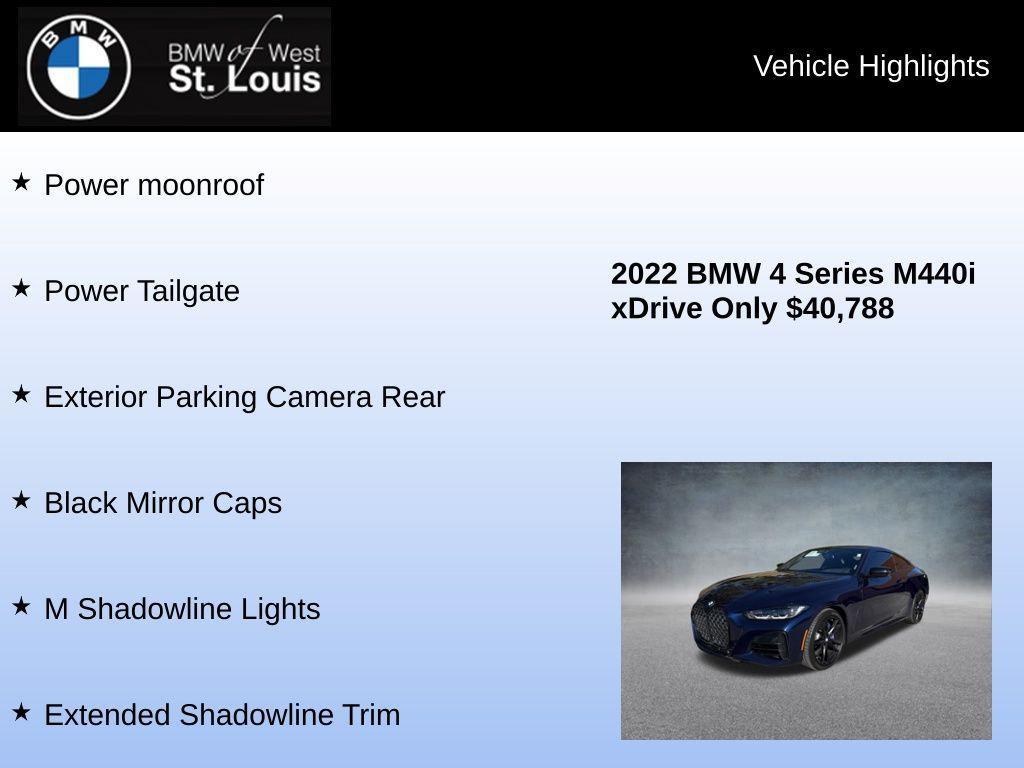 used 2022 BMW M440 car, priced at $40,788