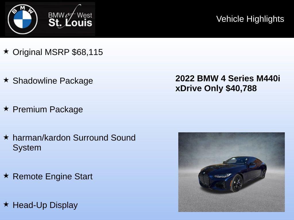 used 2022 BMW M440 car, priced at $40,788