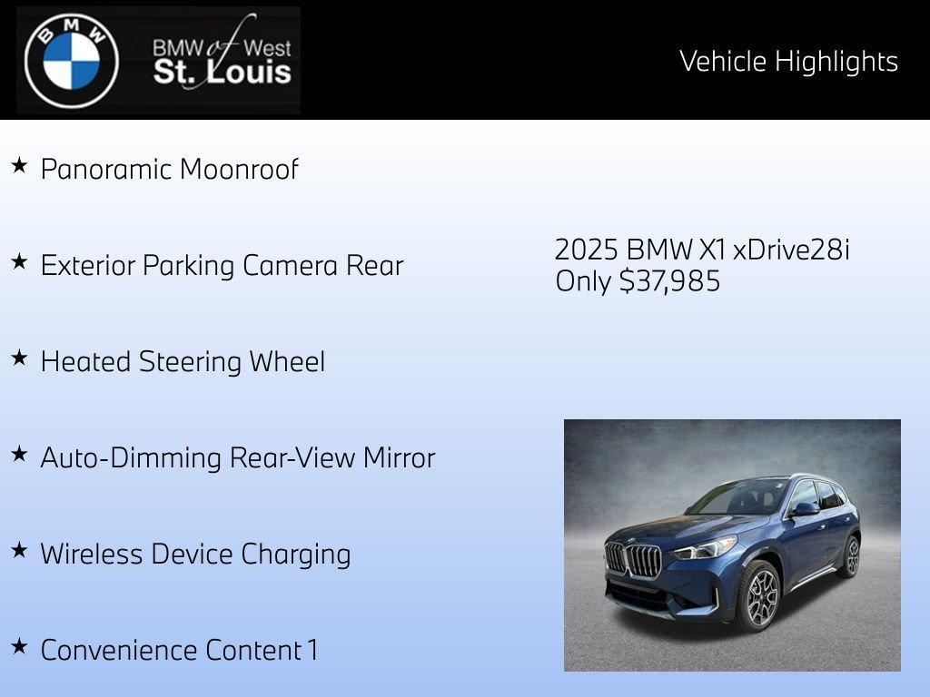 used 2025 BMW X1 car, priced at $37,985