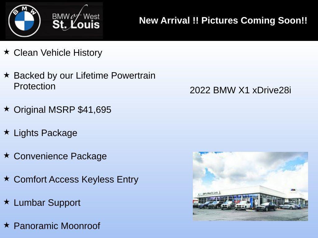 used 2022 BMW X1 car, priced at $23,357
