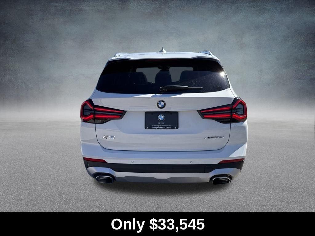 used 2022 BMW X3 car, priced at $33,295
