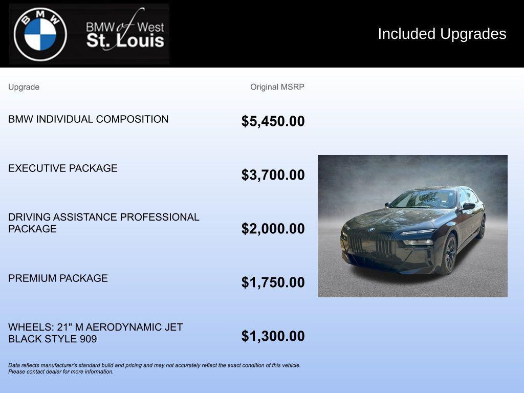 used 2024 BMW 760 car, priced at $74,225