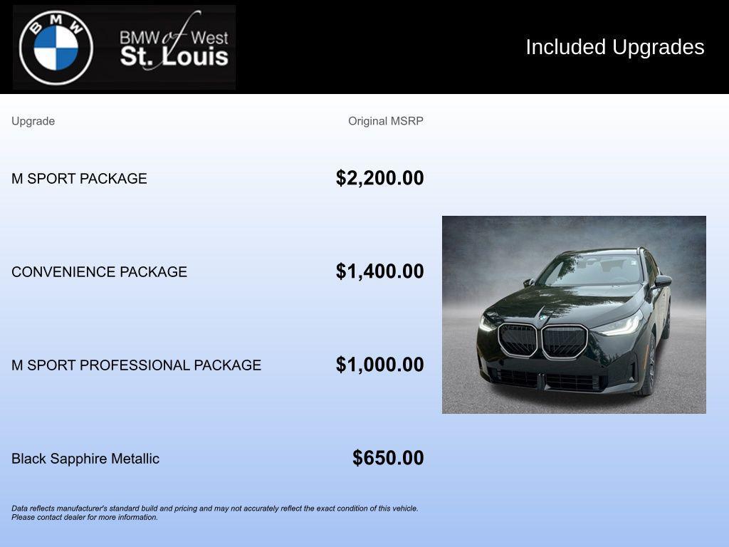 new 2026 BMW X3 car, priced at $57,575