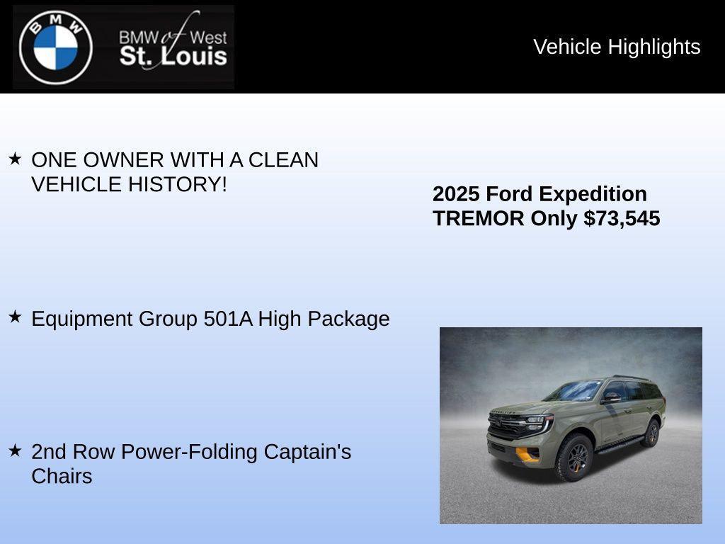 used 2025 Ford Expedition car, priced at $73,885