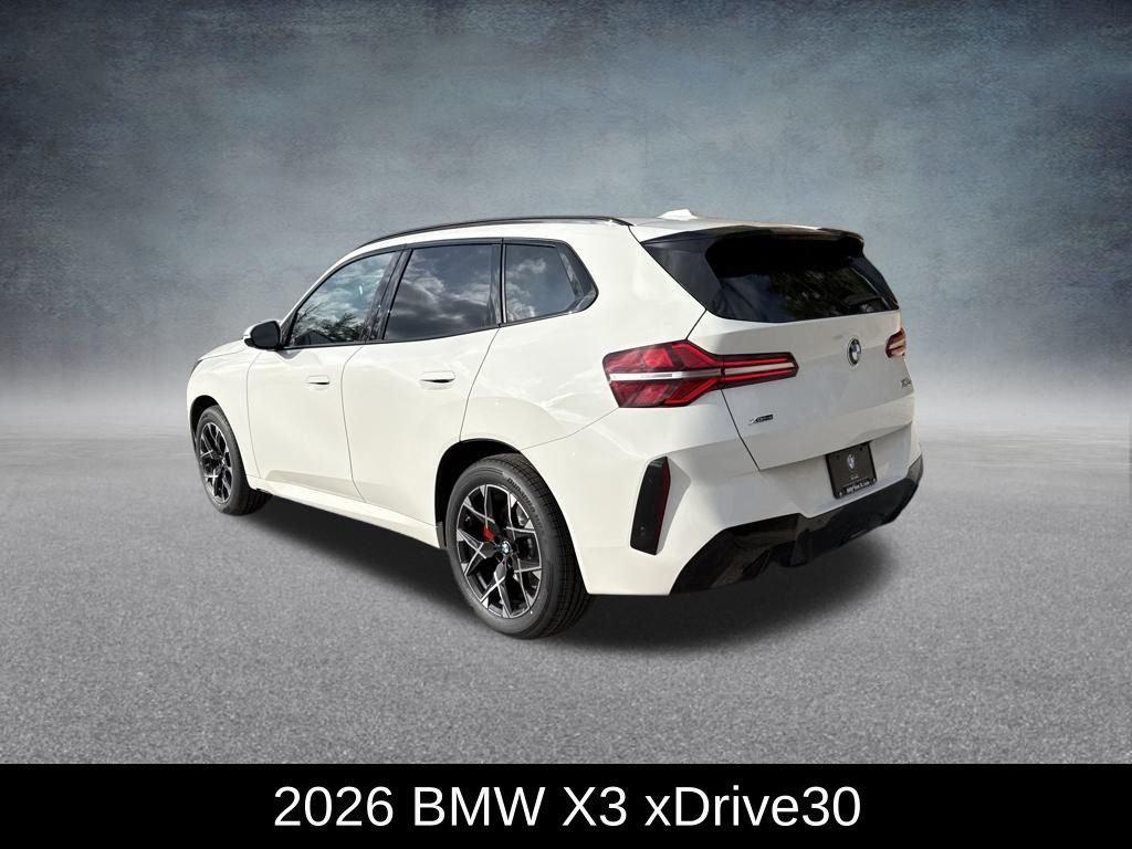 new 2026 BMW X3 car, priced at $57,125
