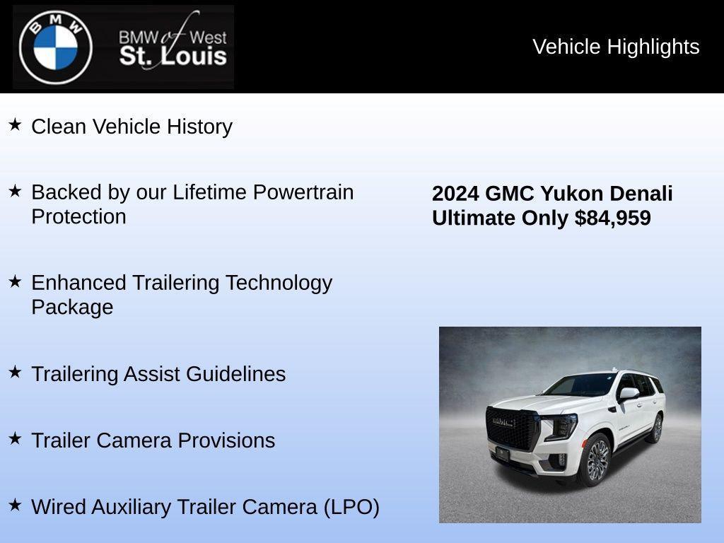 used 2024 GMC Yukon car, priced at $84,959