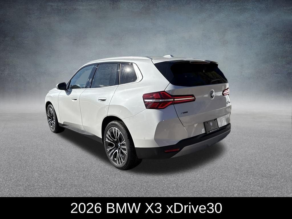 new 2026 BMW X3 car, priced at $57,725