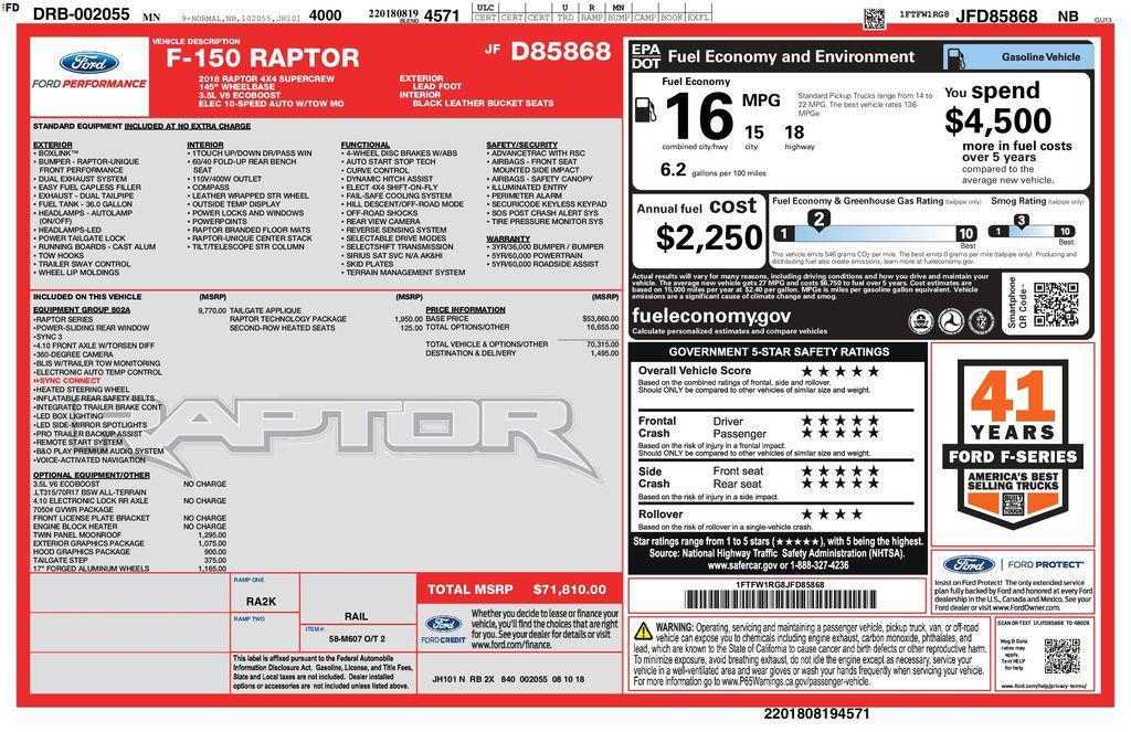 used 2018 Ford F-150 car, priced at $30,293