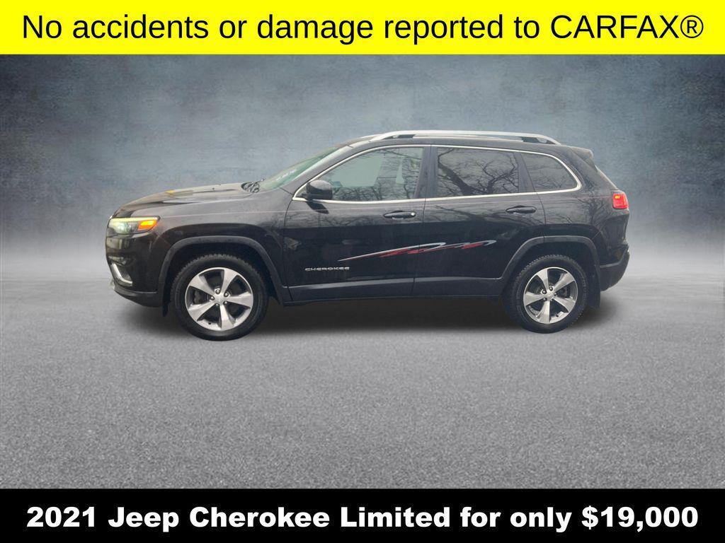 used 2021 Jeep Cherokee car, priced at $19,000