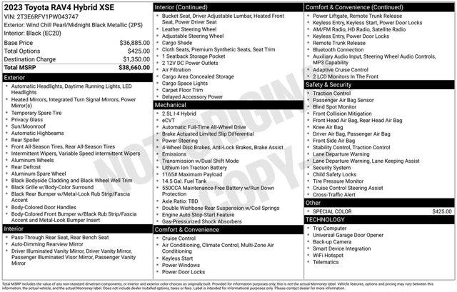 used 2023 Toyota RAV4 Hybrid car, priced at $35,945