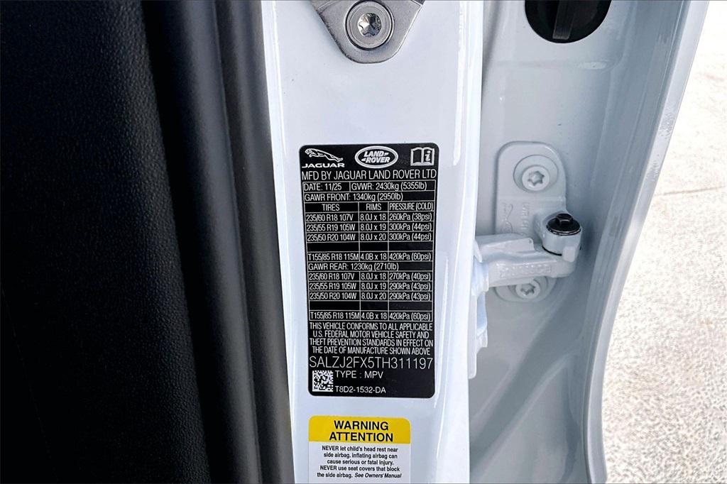 new 2026 Land Rover Range Rover Evoque car, priced at $54,720