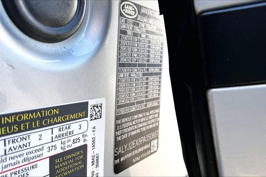 used 2023 Land Rover Range Rover Velar car, priced at $37,684
