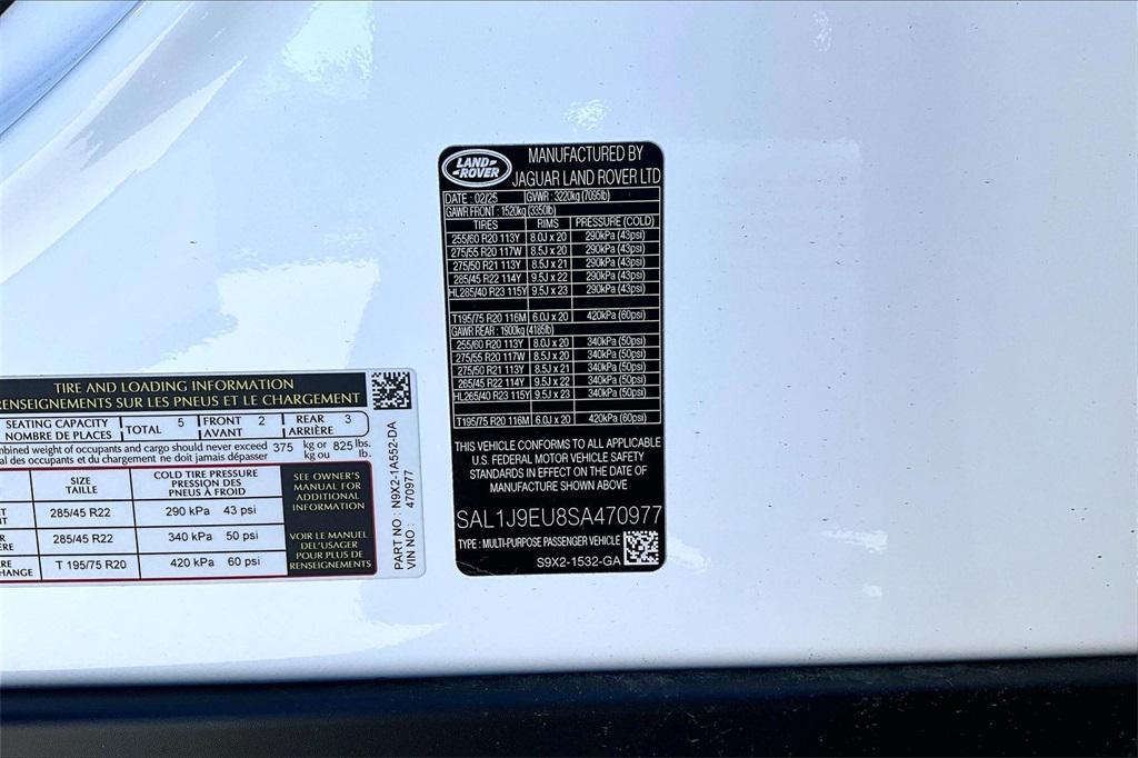 new 2025 Land Rover Range Rover Sport car, priced at $88,490