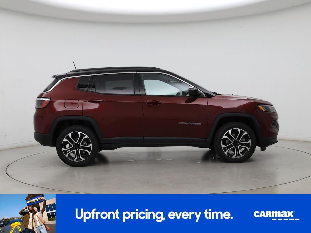 used 2022 Jeep Compass car, priced at $21,998