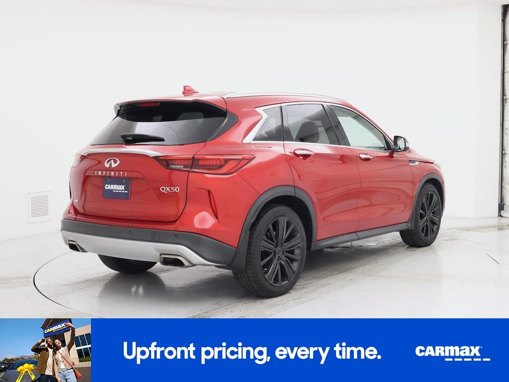 used 2022 INFINITI QX50 car, priced at $27,998