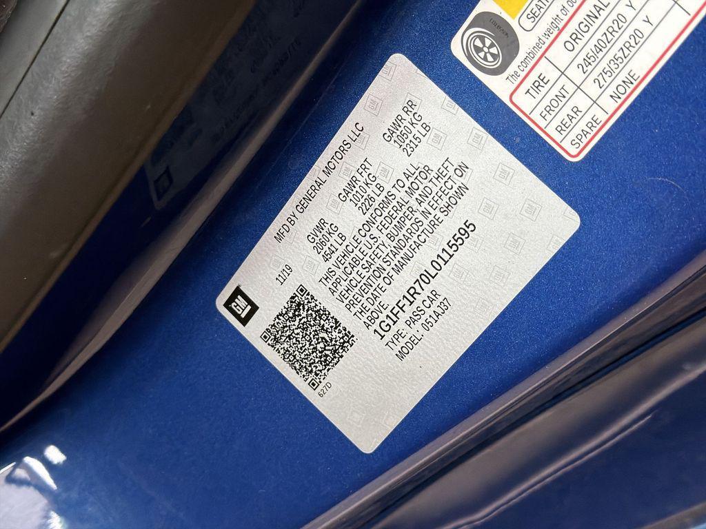 used 2020 Chevrolet Camaro car, priced at $37,881