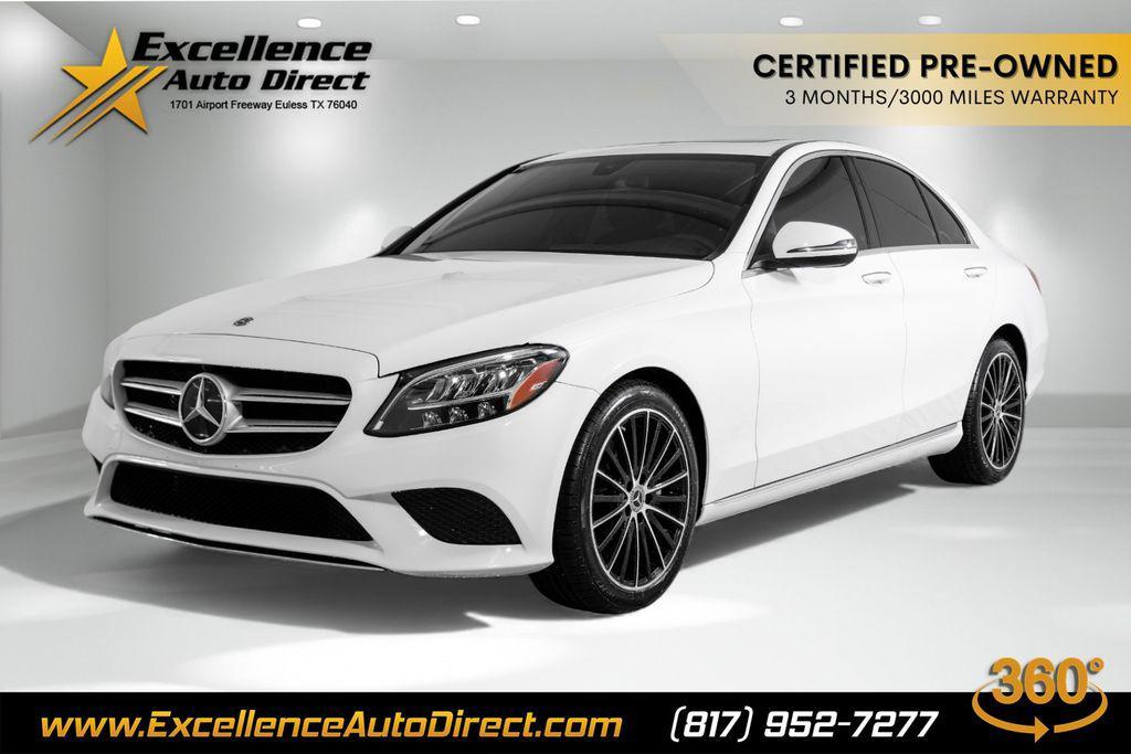 used 2021 Mercedes-Benz C-Class car, priced at $20,981